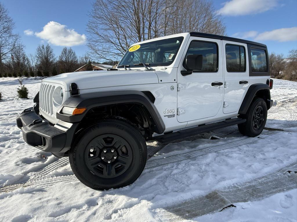 used 2021 Jeep Wrangler Unlimited car, priced at $24,852