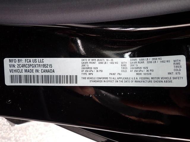 new 2026 Chrysler Pacifica car, priced at $55,275