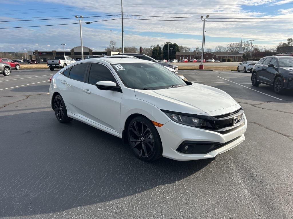 used 2019 Honda Civic car, priced at $19,512