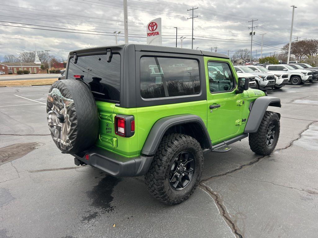 used 2025 Jeep Wrangler car, priced at $34,353
