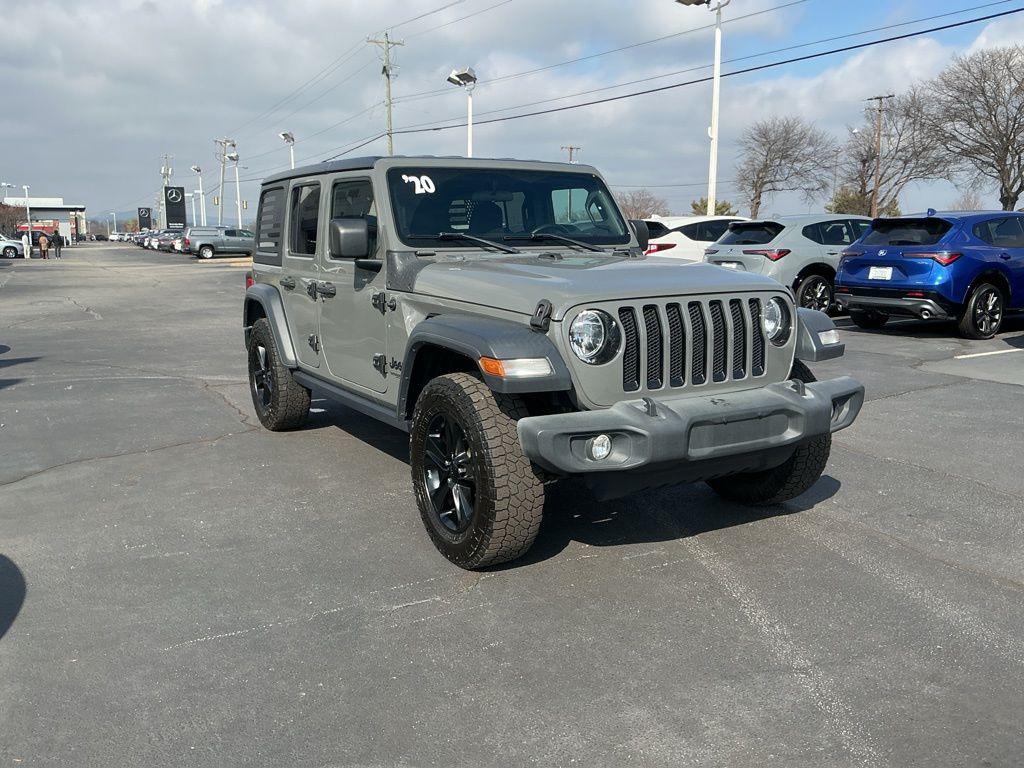 used 2020 Jeep Wrangler Unlimited car, priced at $22,200