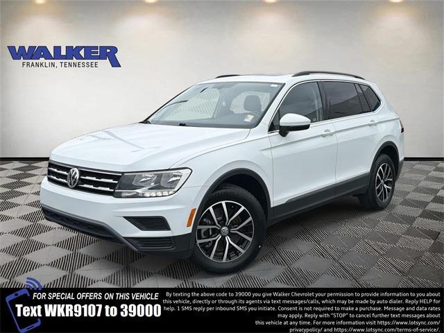 used 2021 Volkswagen Tiguan car, priced at $17,456