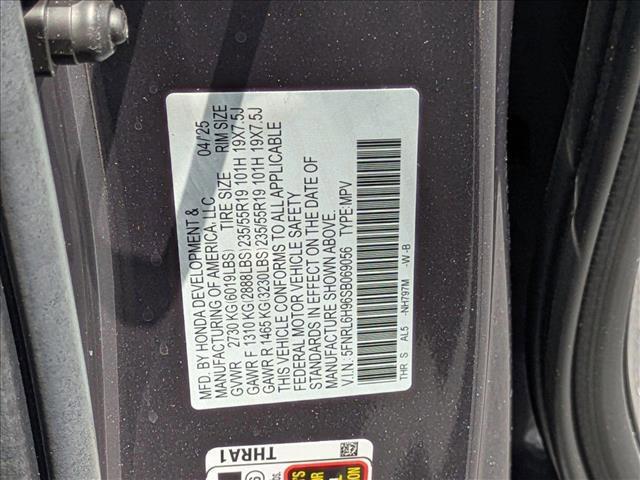 new 2025 Honda Odyssey car, priced at $49,286