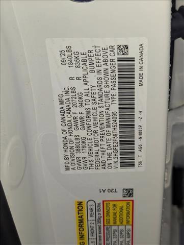 new 2026 Honda Civic car, priced at $27,037