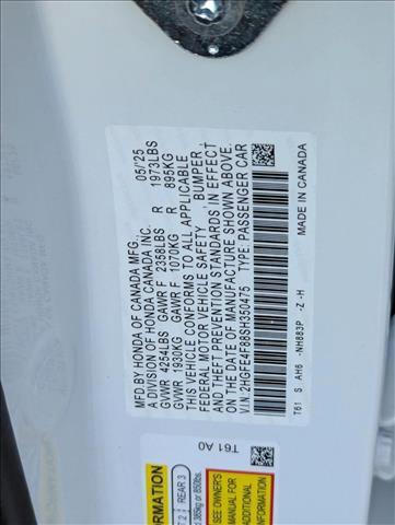 new 2025 Honda Civic Hybrid car, priced at $29,242