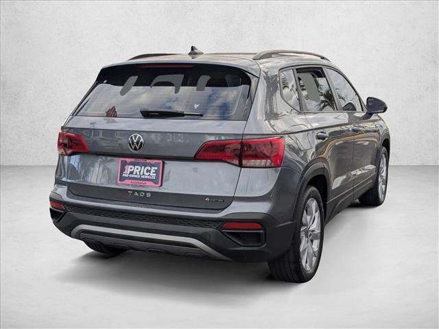 used 2023 Volkswagen Taos car, priced at $17,620