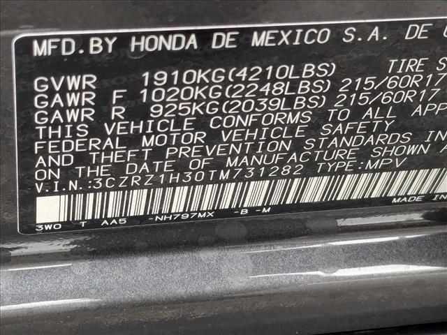 new 2026 Honda HR-V car, priced at $26,812