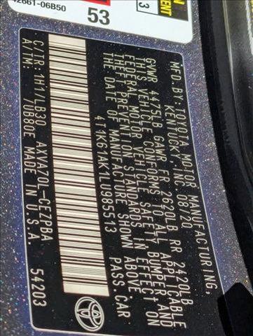 used 2020 Toyota Camry car, priced at $21,588