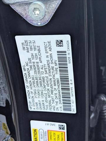 new 2026 Honda CR-V car, priced at $35,054