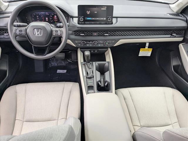 new 2025 Honda Accord car, priced at $30,823