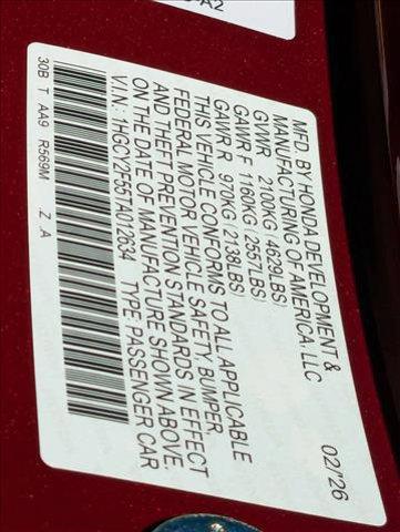 new 2026 Honda Accord Hybrid car, priced at $35,445