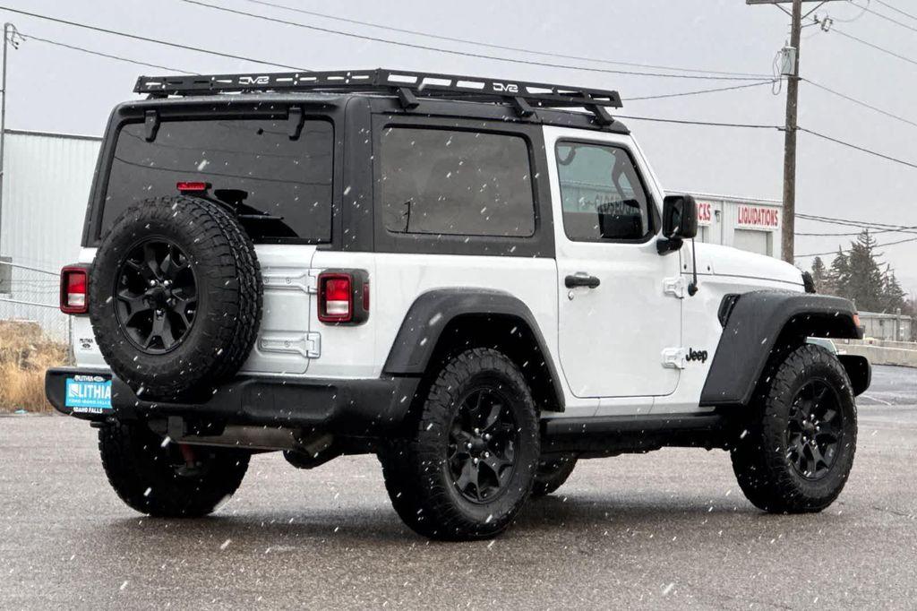 used 2021 Jeep Wrangler car, priced at $27,393