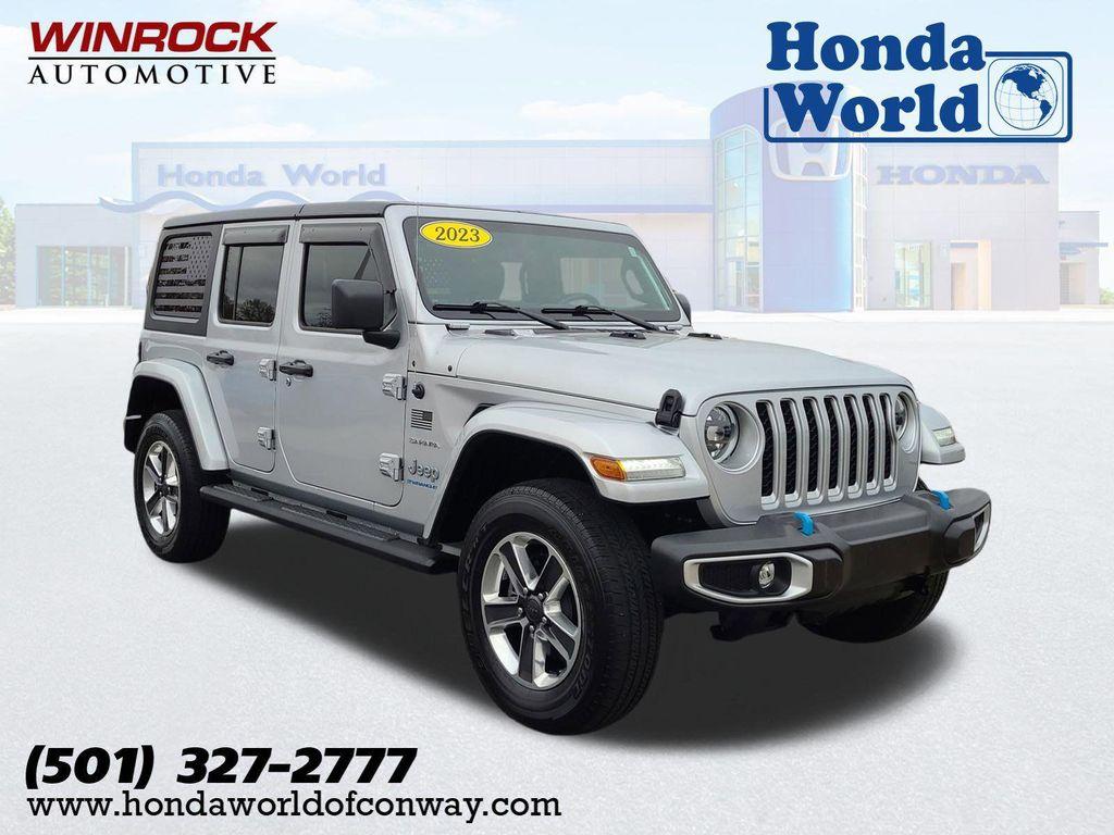 used 2023 Jeep Wrangler 4xe car, priced at $28,989