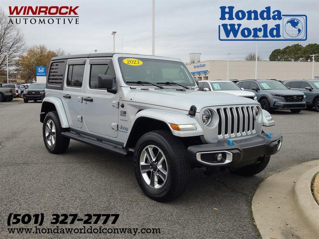 used 2023 Jeep Wrangler 4xe car, priced at $32,987