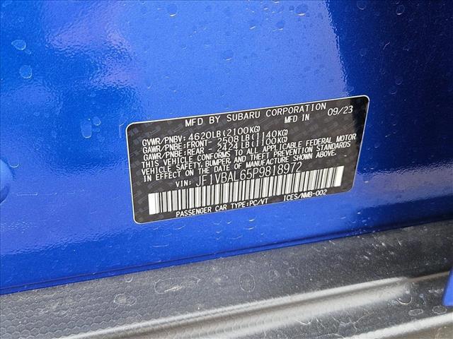 used 2023 Subaru WRX car, priced at $32,394