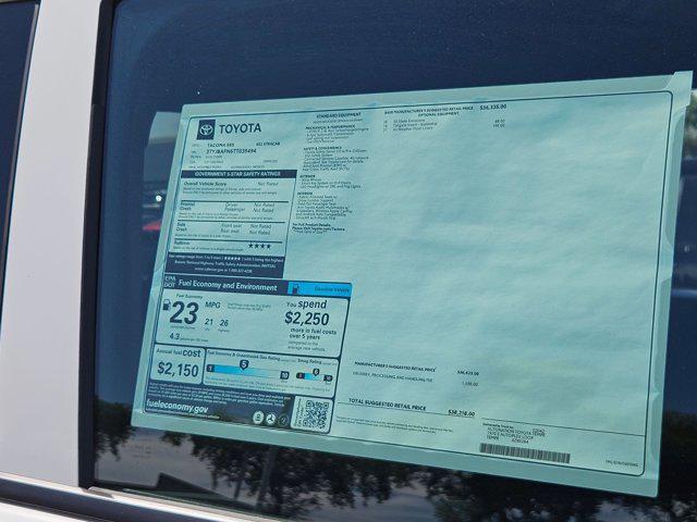 new 2026 Toyota Tacoma car, priced at $39,017