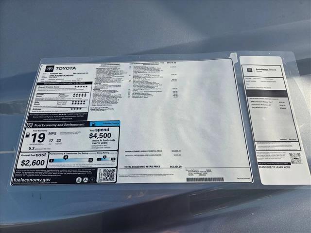 new 2026 Toyota Tundra car, priced at $59,421