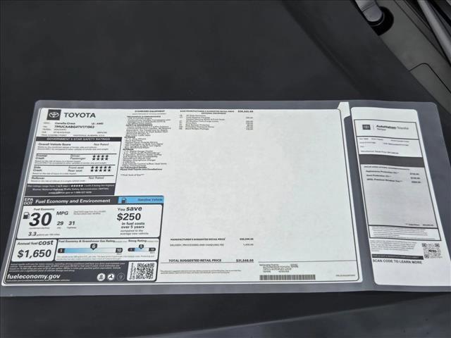 new 2026 Toyota Corolla Cross car, priced at $30,998