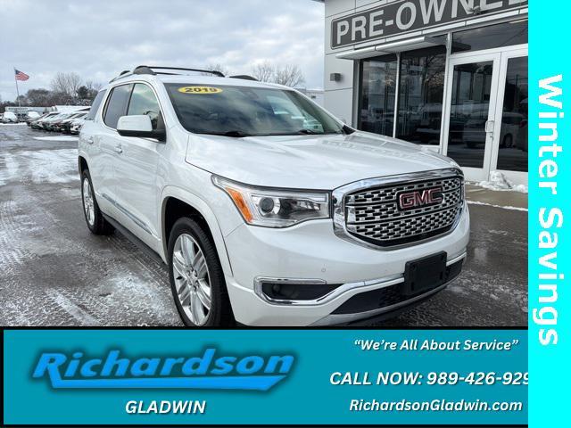 used 2019 GMC Acadia car, priced at $19,195