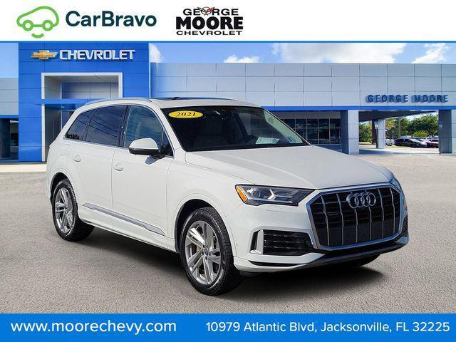 used 2021 Audi Q7 car, priced at $20,997