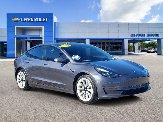 used 2022 Tesla Model 3 car, priced at $21,857