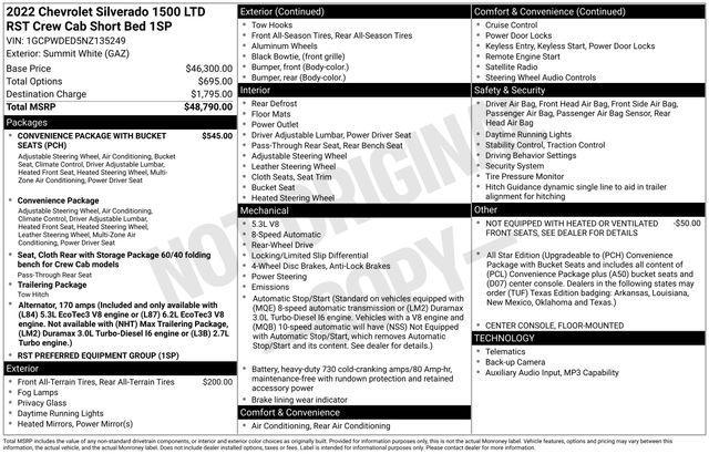 used 2022 Chevrolet Silverado 1500 car, priced at $36,896