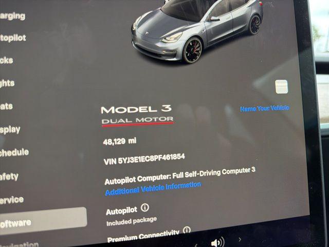 used 2023 Tesla Model 3 car, priced at $31,491