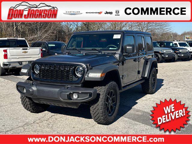 used 2025 Jeep Wrangler 4xe car, priced at $33,995