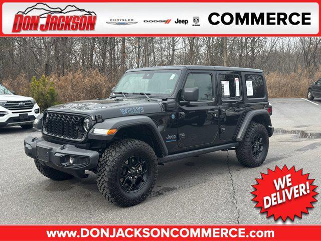 used 2025 Jeep Wrangler 4xe car, priced at $33,950
