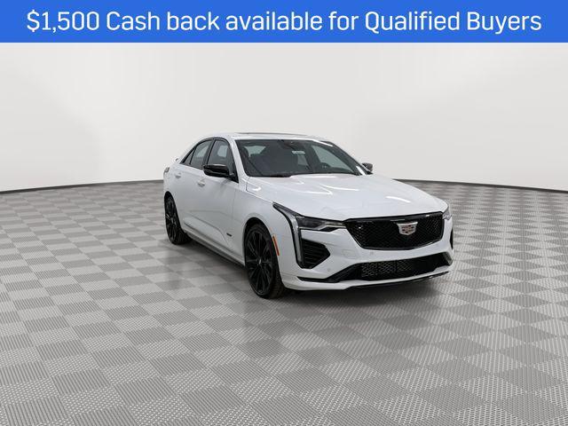 new 2026 Cadillac CT4-V car, priced at $64,255