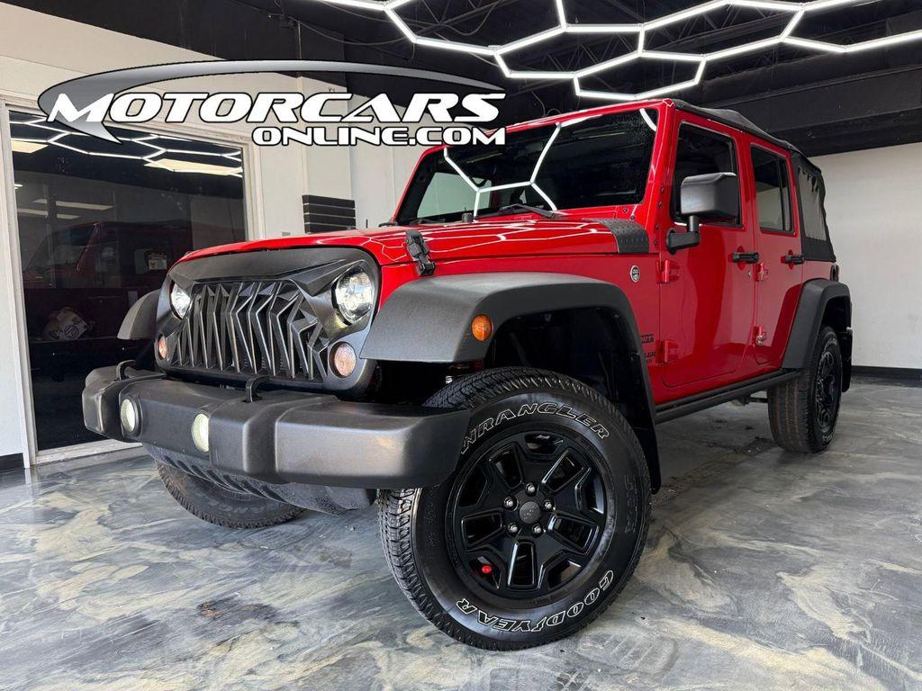 used 2016 Jeep Wrangler Unlimited car, priced at $11,900