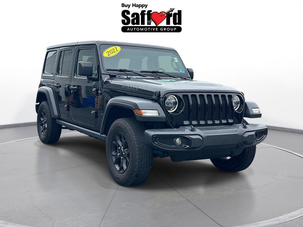 used 2021 Jeep Wrangler car, priced at $25,998