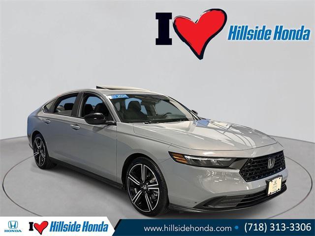 used 2024 Honda Accord Hybrid car, priced at $27,589