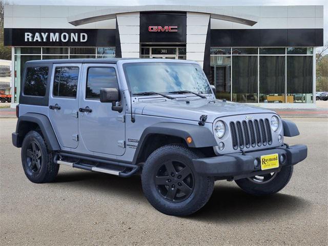 used 2016 Jeep Wrangler Unlimited car, priced at $18,662