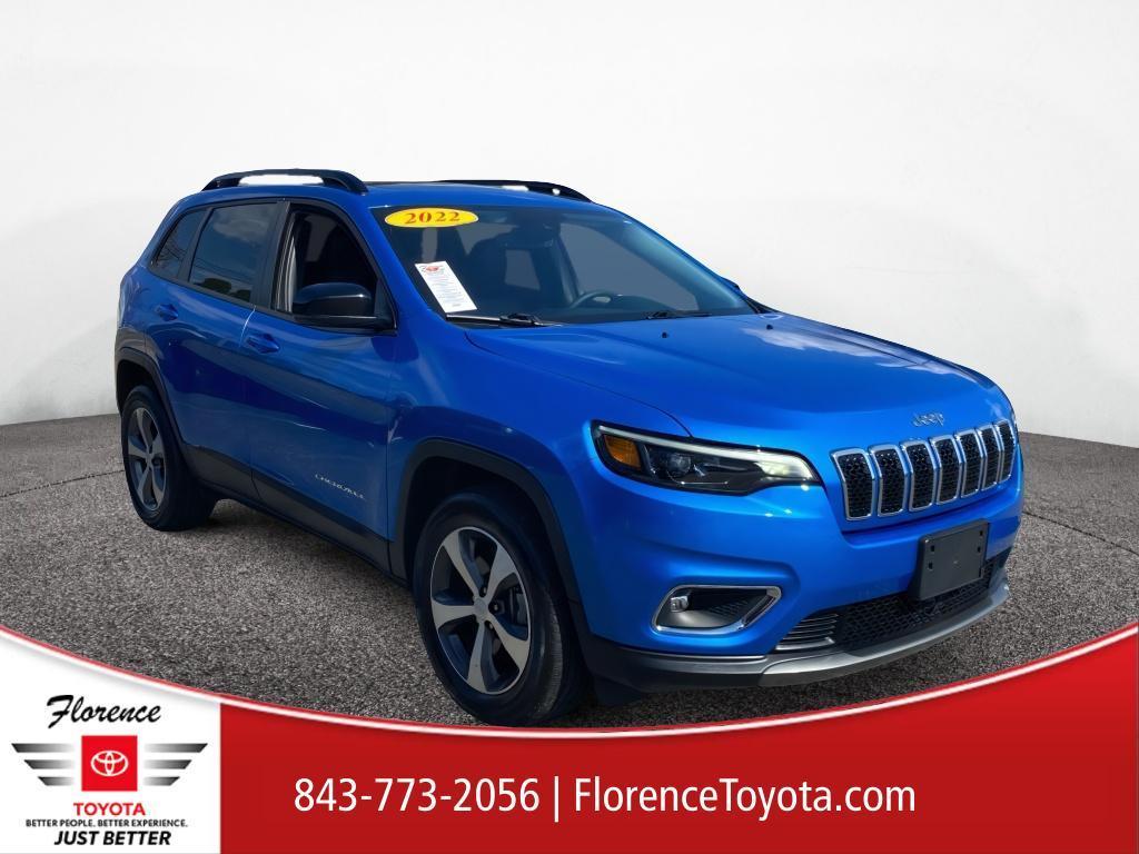 used 2022 Jeep Cherokee car, priced at $28,497