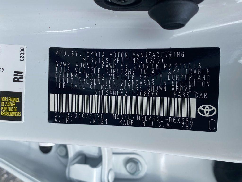 new 2026 Toyota Corolla car, priced at $26,278