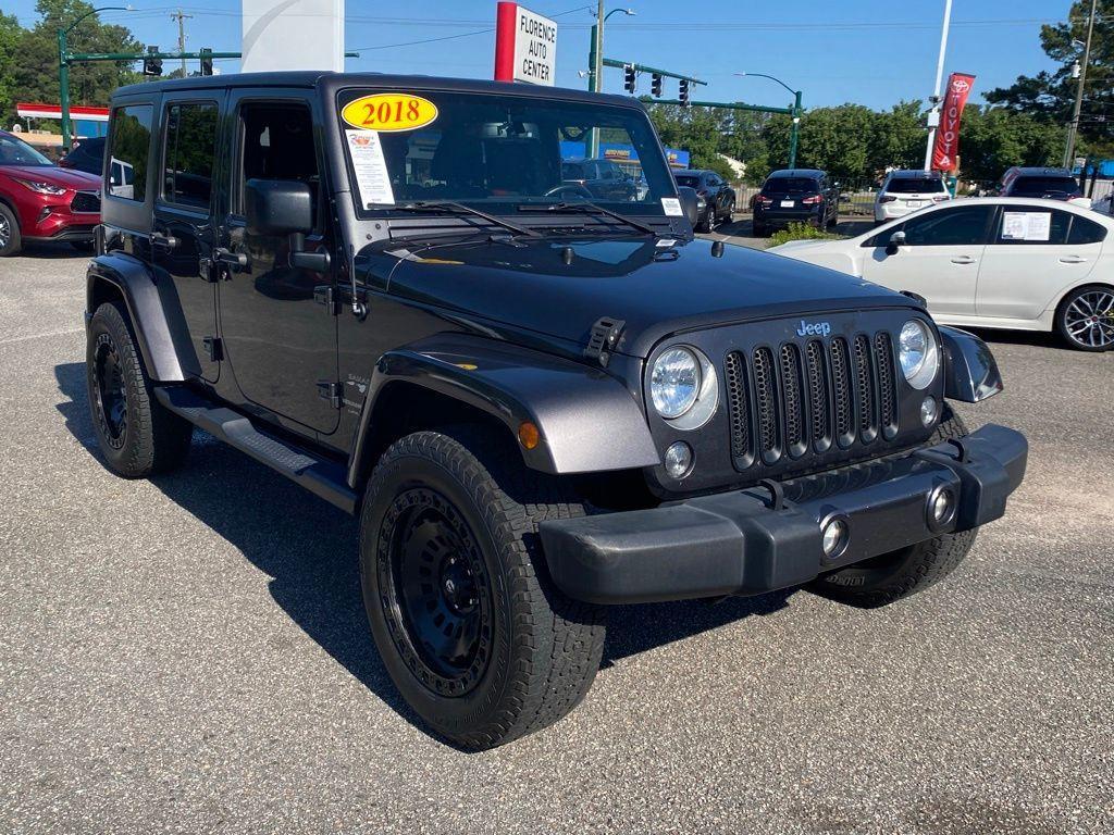 used 2018 Jeep Wrangler JK Unlimited car, priced at $24,130