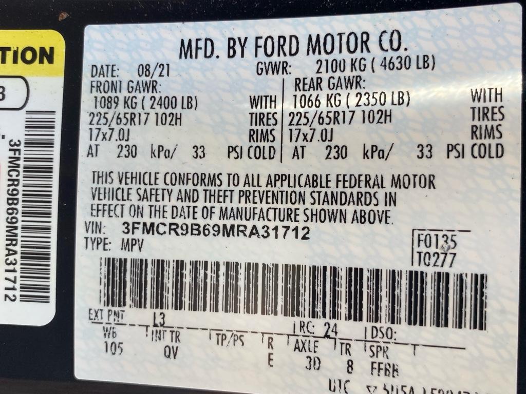 used 2021 Ford Bronco Sport car, priced at $20,775