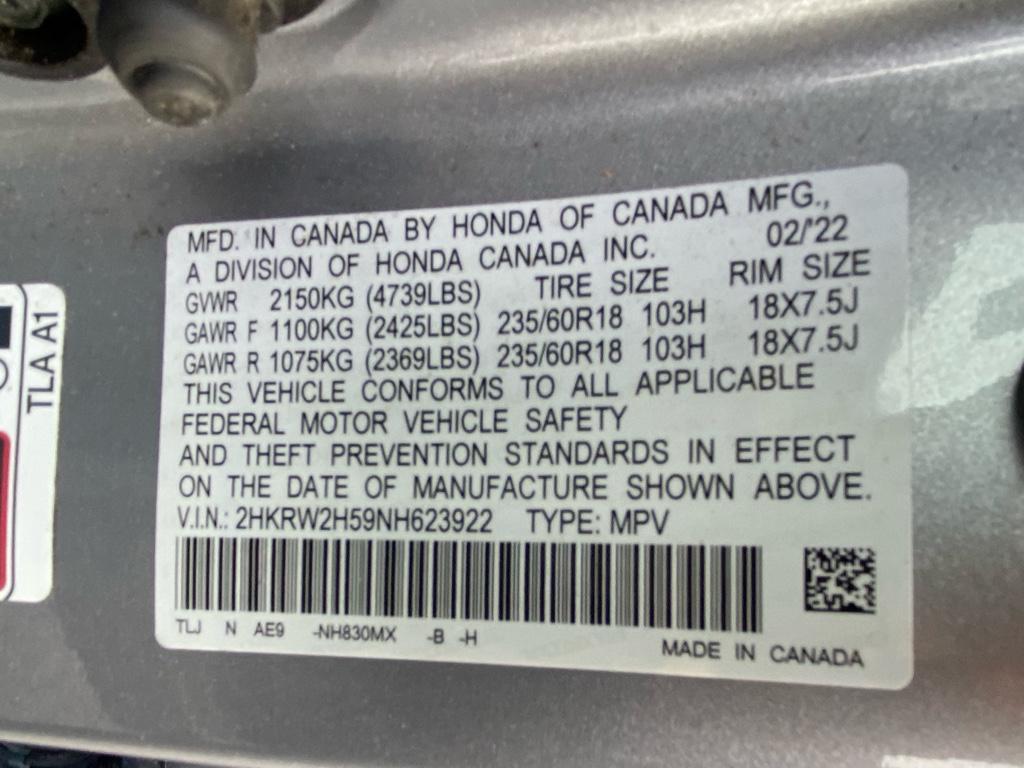 used 2022 Honda CR-V car, priced at $26,300