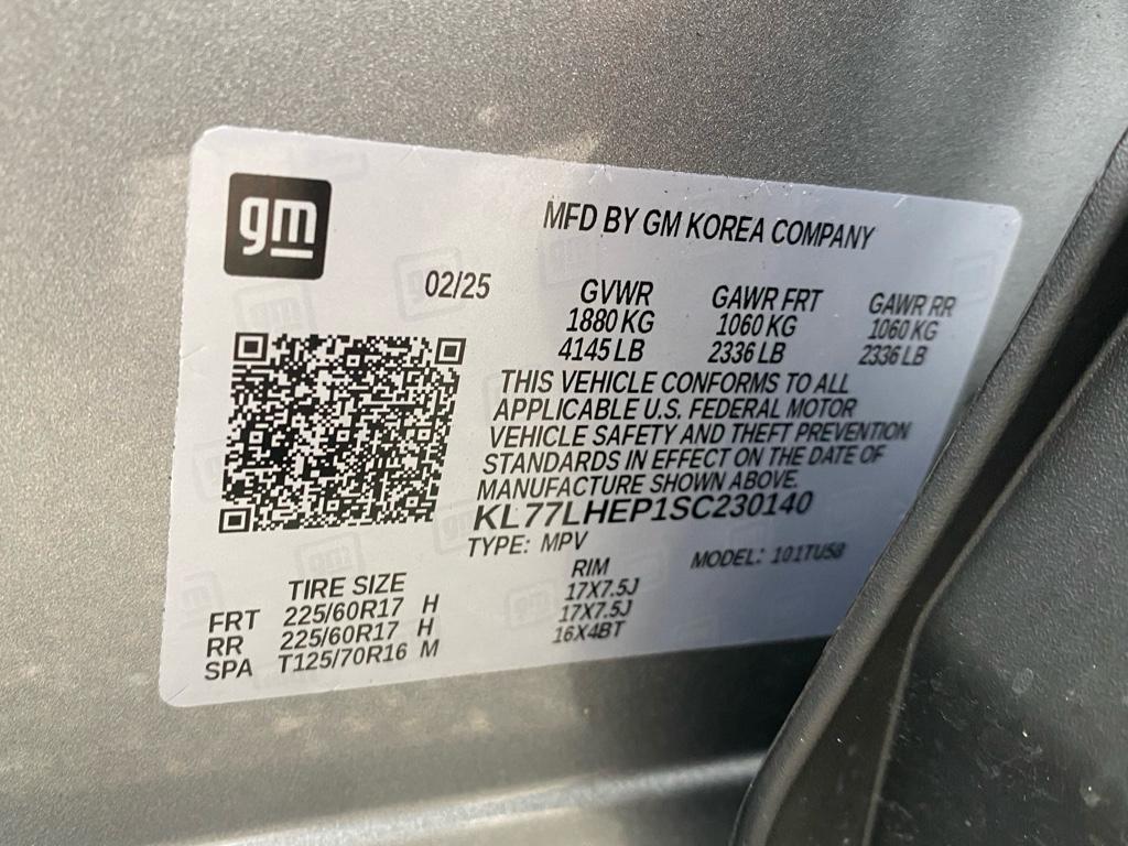 used 2025 Chevrolet Trax car, priced at $22,655