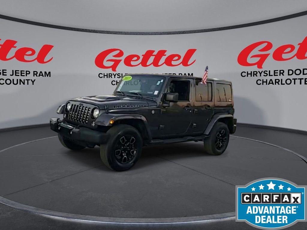 used 2017 Jeep Wrangler Unlimited car, priced at $19,492