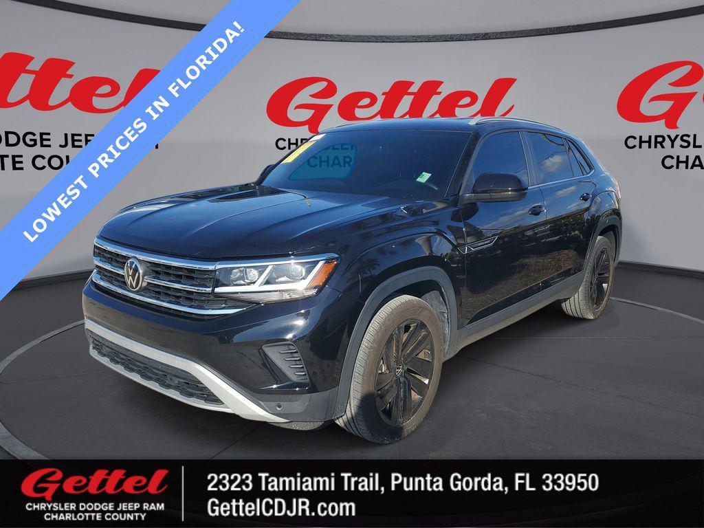 used 2021 Volkswagen Atlas Cross Sport car, priced at $20,392