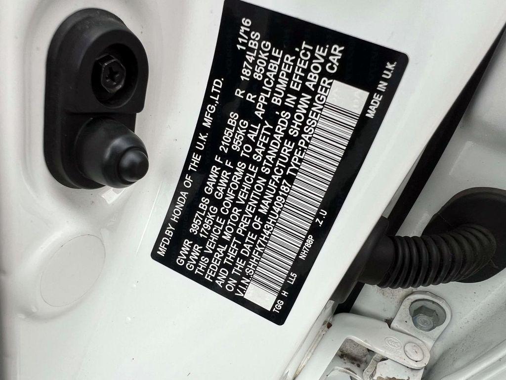 used 2017 Honda Civic car, priced at $16,995