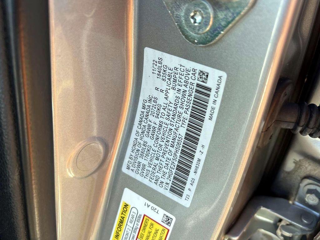 used 2023 Honda Civic car, priced at $22,895