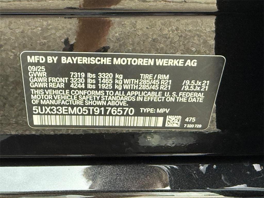 new 2026 BMW X7 car, priced at $122,335