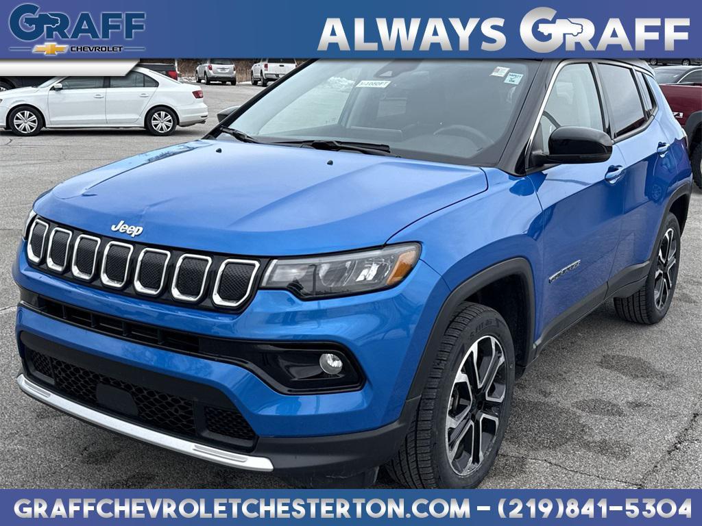 used 2022 Jeep Compass car, priced at $21,926