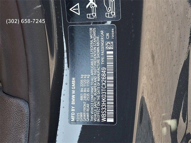 new 2026 BMW M4 car, priced at $95,980