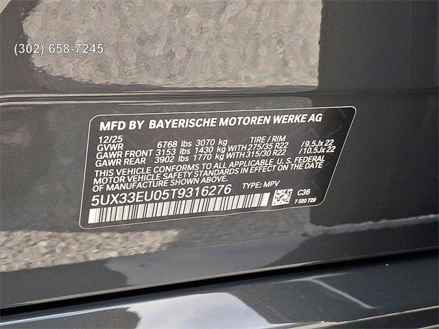 new 2026 BMW X5 car, priced at $109,575