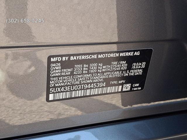 new 2026 BMW X5 car, priced at $85,589
