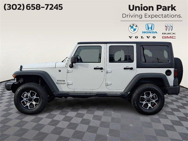 used 2016 Jeep Wrangler Unlimited car, priced at $18,795